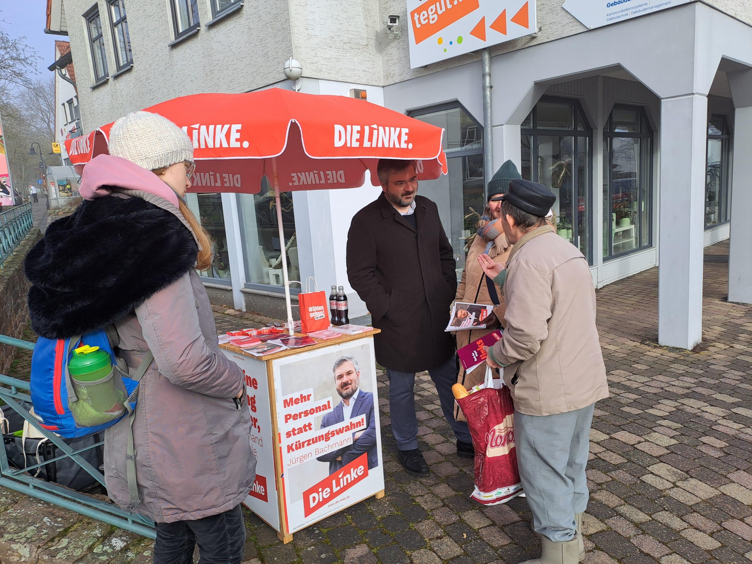 Infostand Bad Zwesten Bundestagswahl 2025