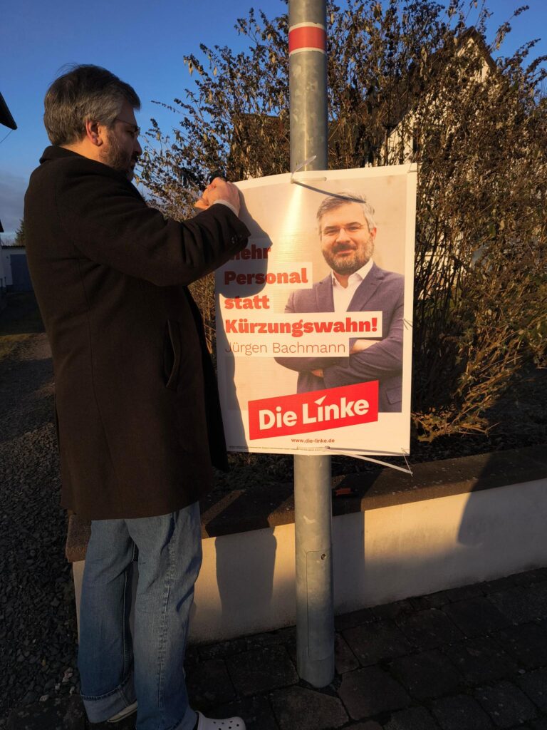 Plakatierung Bad Zwesten Bundestagswahl 2025