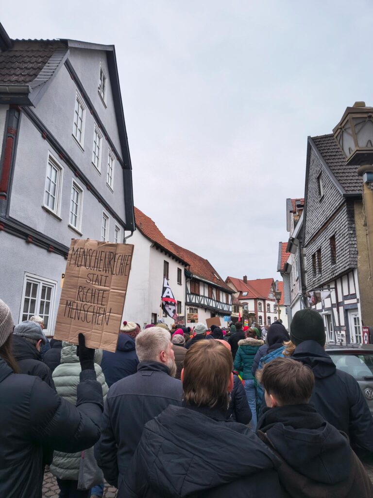 Demo gegen Rechtsruck Fritzlar